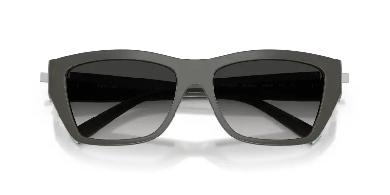 Unisex Tiffany TF4255U 84463C Occhiali da sole Iniettato Grigio Grigio Squadrata Normale Sfumato miniatura 2