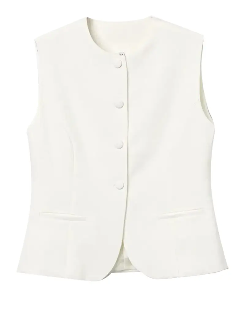 gilet tiffosi da donna - bianco