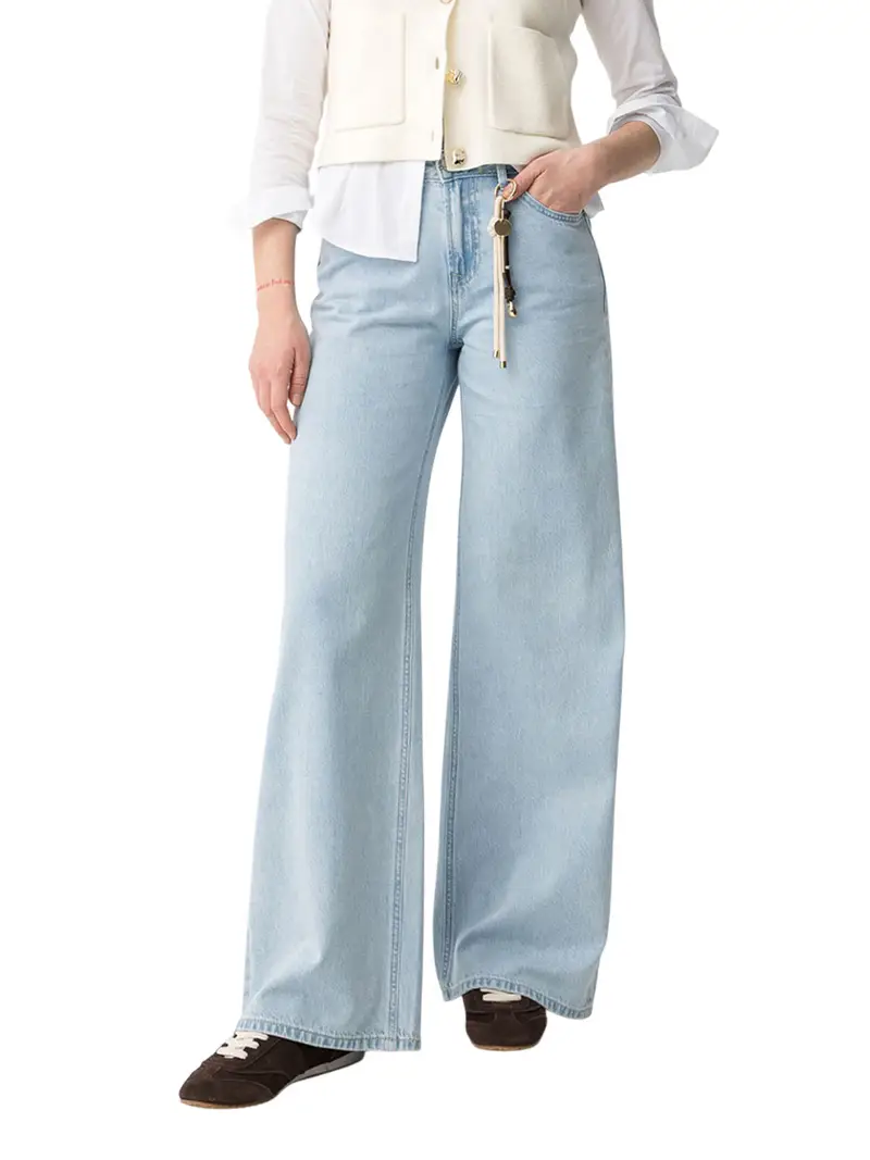 jeans tapered tiffosi celine da donna - denim