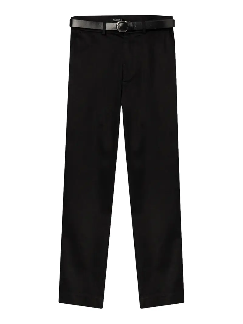 pantalone carrot tiffosi bianca da donna - nero