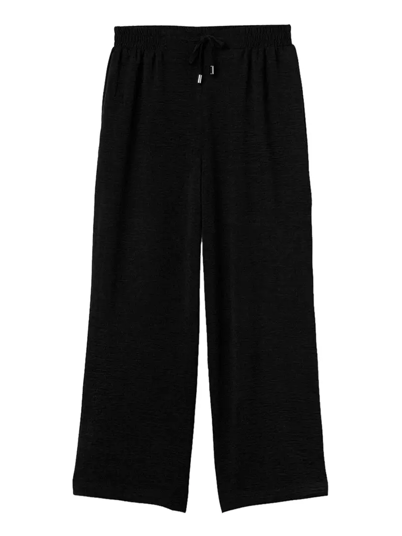 pantalone straight tiffosi francesca da donna - nero