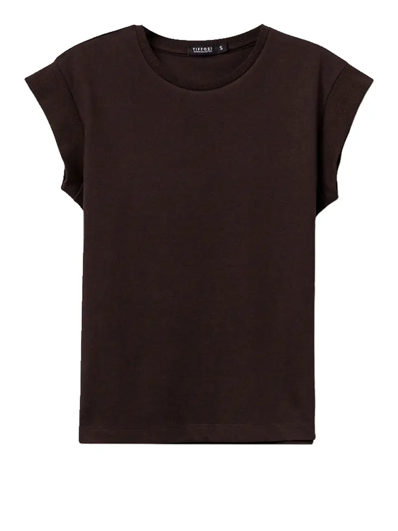 t-shirt tiffosi mandie da donna - marrone