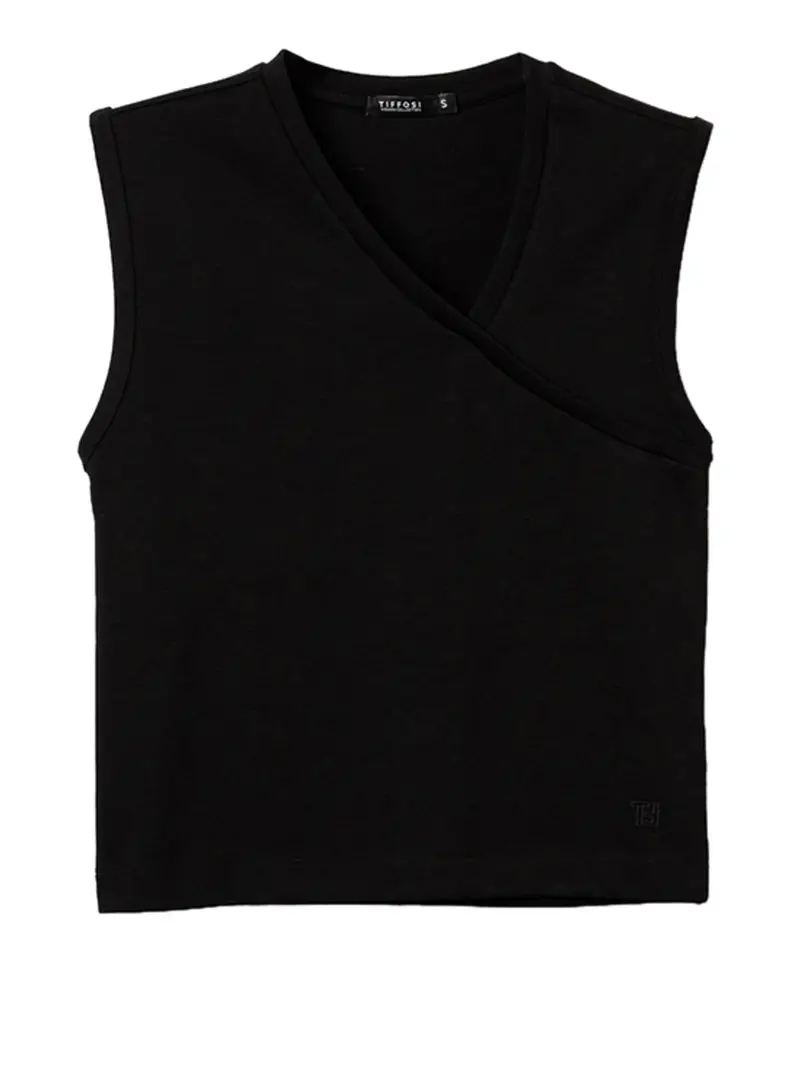 top tiffosi da donna - nero