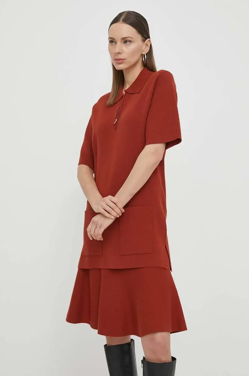 maglione colore arancione