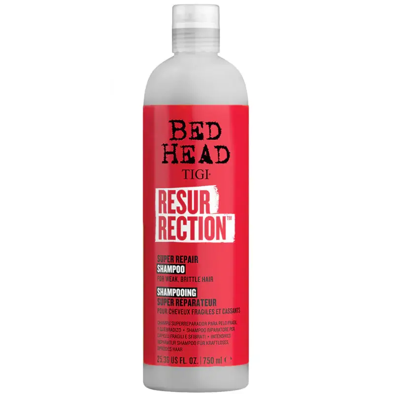 Bed Head Resurrection Super Repair Shampoo rigenerante per capelli deboli e fragili, 750ml