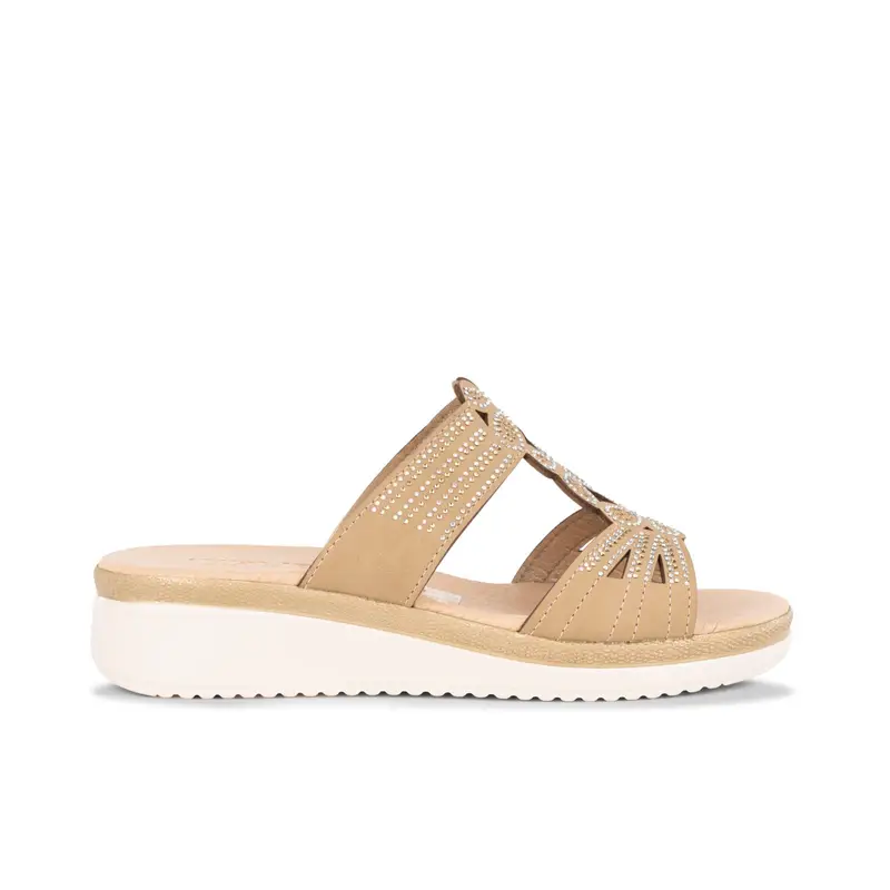 TIGLIO Ciabatte casual Donna Beige 2665649