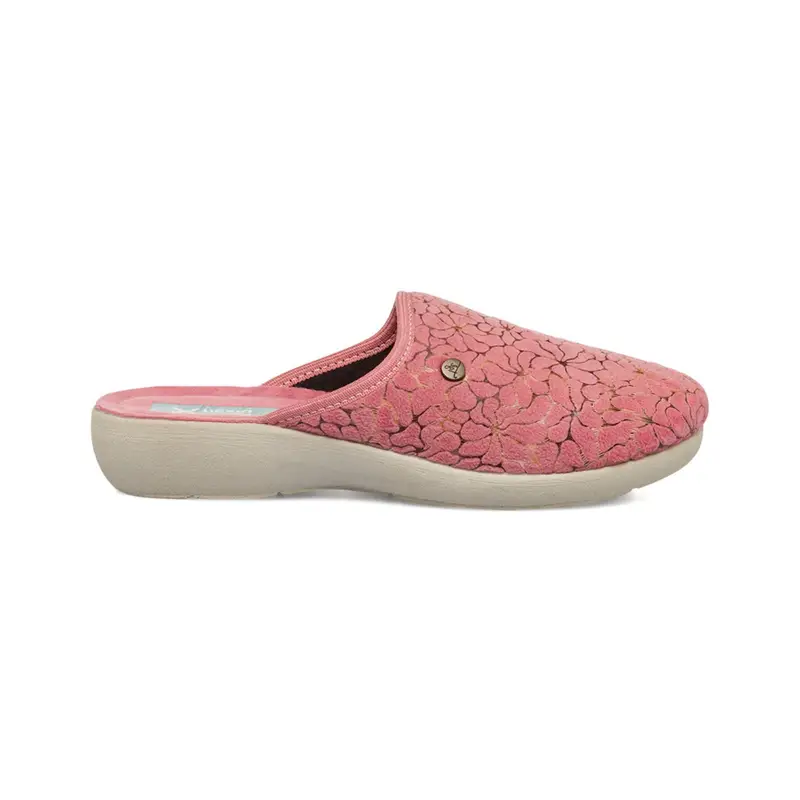 Ciabatte rosa donna da casa con fiori
