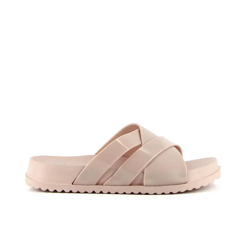 Ciabatte rosa in gomma con fasce