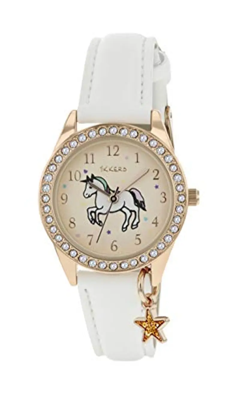 Tikkers Orologio Analogico Quarzo Unisex Bambini con Cinturino in PU TK0171