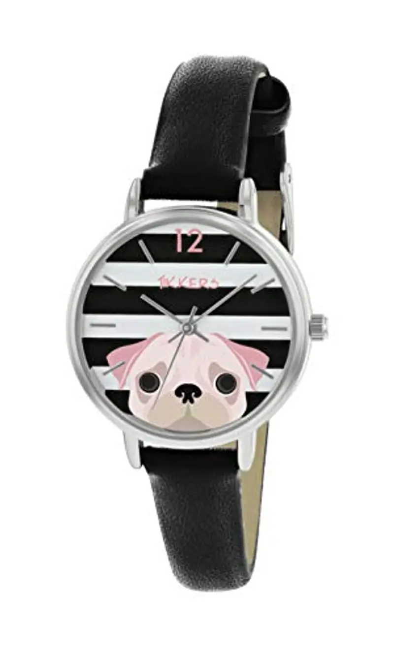 Tikkers Orologio Analogico Quarzo Unisex Bambini con Cinturino in PU TK0174
