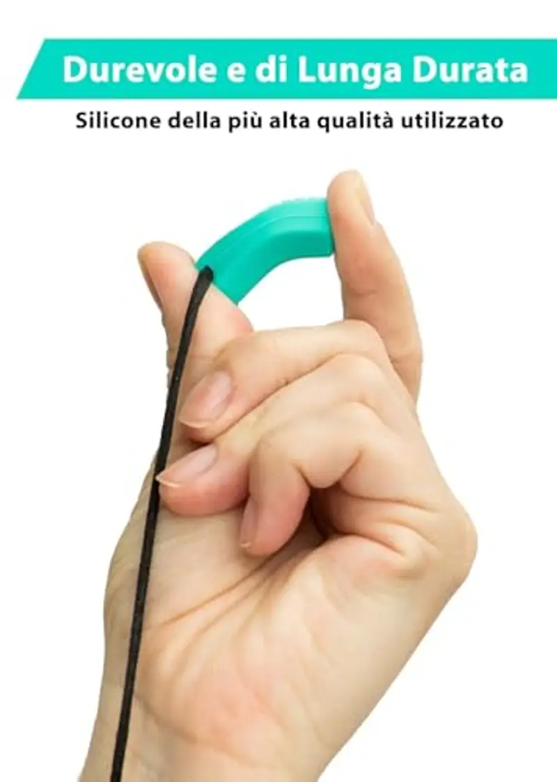 Tilcare Chew Chew Collana per Masticare il Pastello Sensoriale - Migliori Strumenti per l'Autismo - Durevoli e forti Giocattoli Masticabili in Silicone - Ciondolo per Masticare per Ragazzi e Ragazze miniatura 3