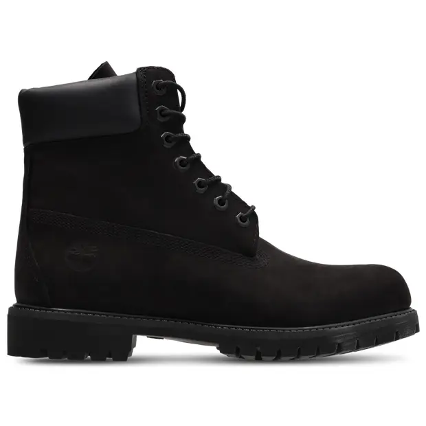 6 Inch male Stivali - Nero - Pelle - Foot Locker Black