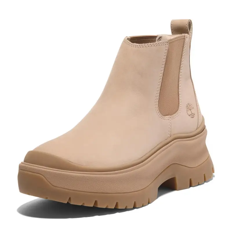 Boots chelsea beige / camello