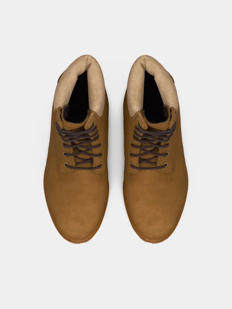 Boots stringati beige scuro / seppia miniatura 3