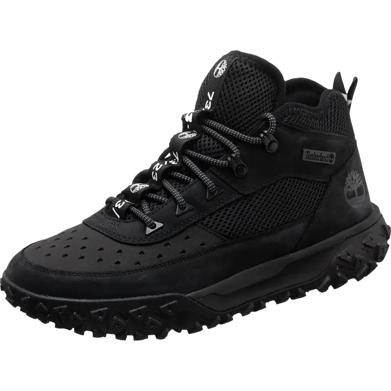 TIMBERLAND Boots stringati 'Greenstride Motion 6'  nero / bianco