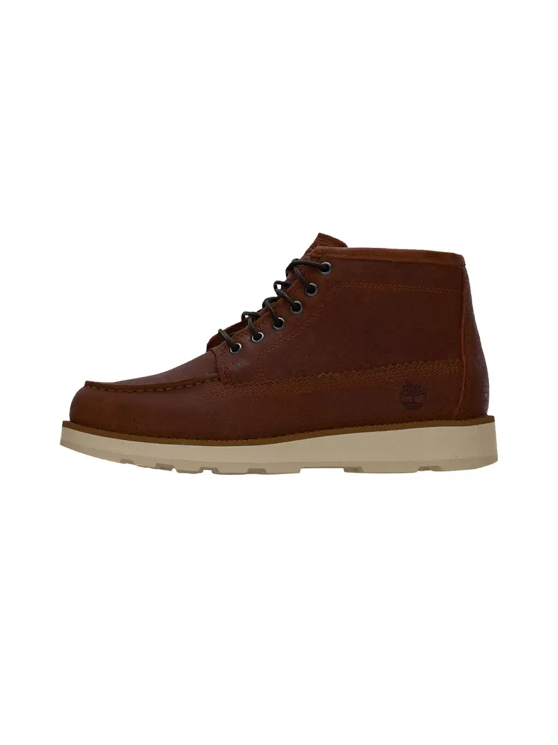 Boots stringati marrone