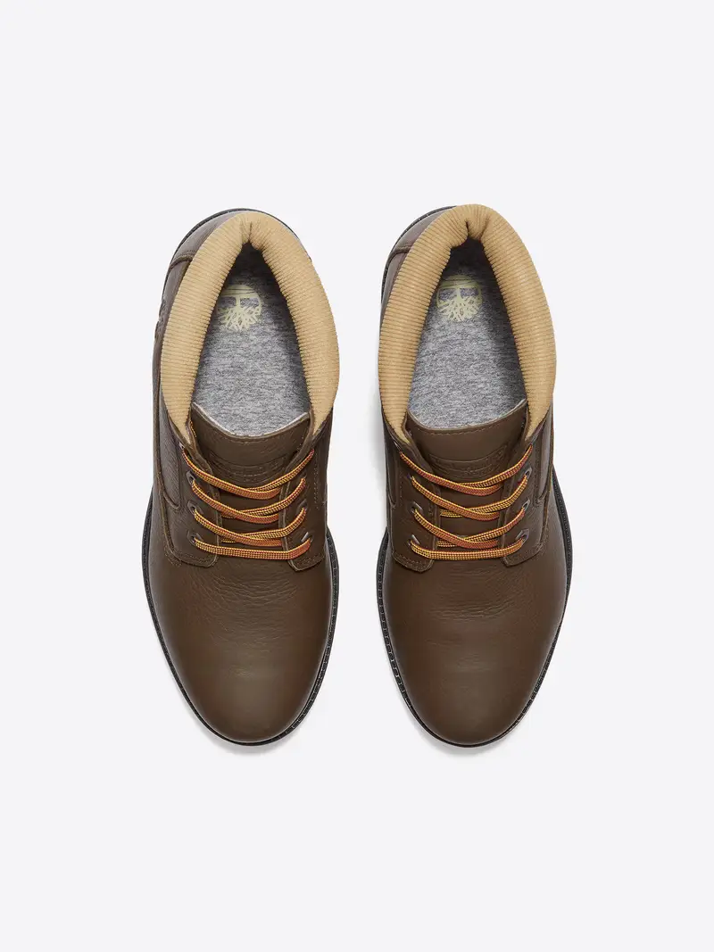 Boots stringati marrone scuro miniatura 3