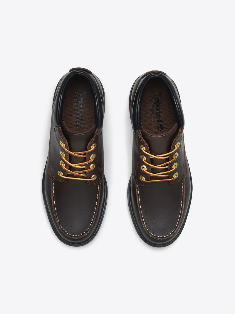 Boots stringati marrone scuro miniatura 3