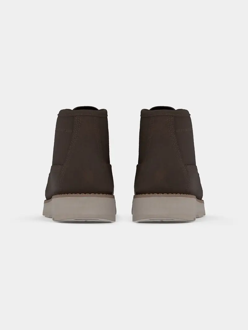 Boots stringati marrone scuro miniatura 3