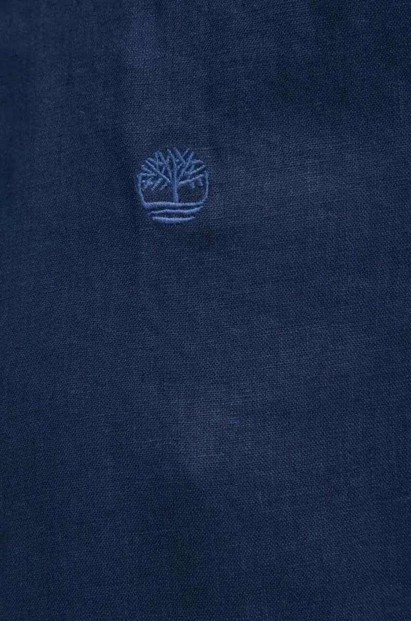 camicia di lino colore blu navy TB0A2DC34331 miniatura 2