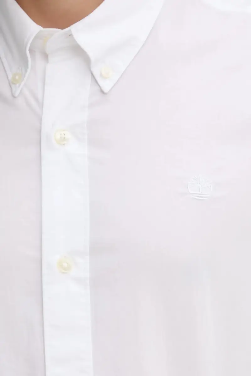 camicia in cotone colore bianco TB0A6GRH1001 miniatura 5