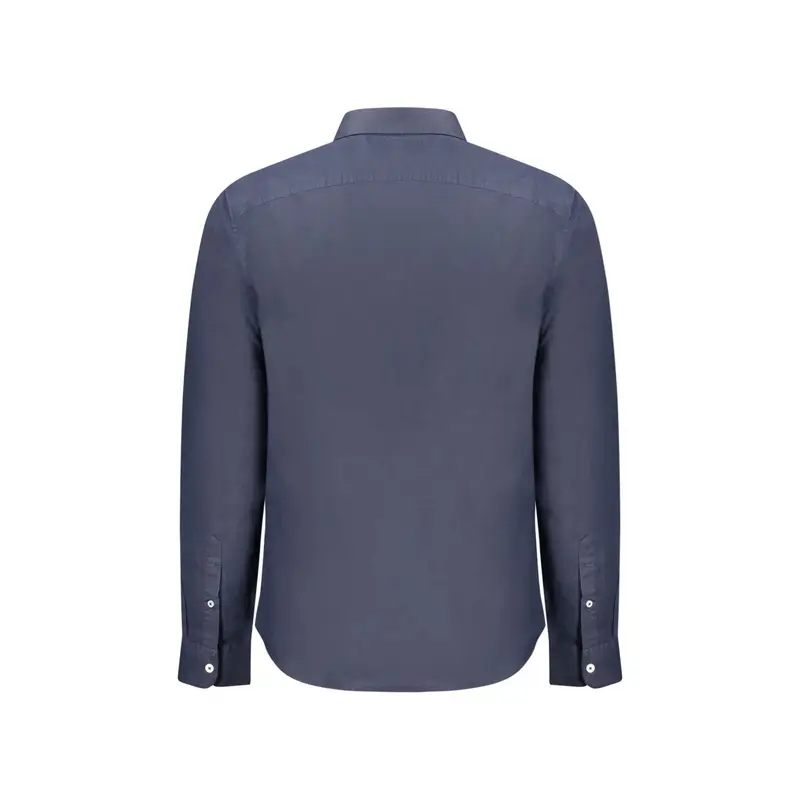 Timberland Maglia Maniche Lunghe Uomo Blu con Ricamo miniatura 2