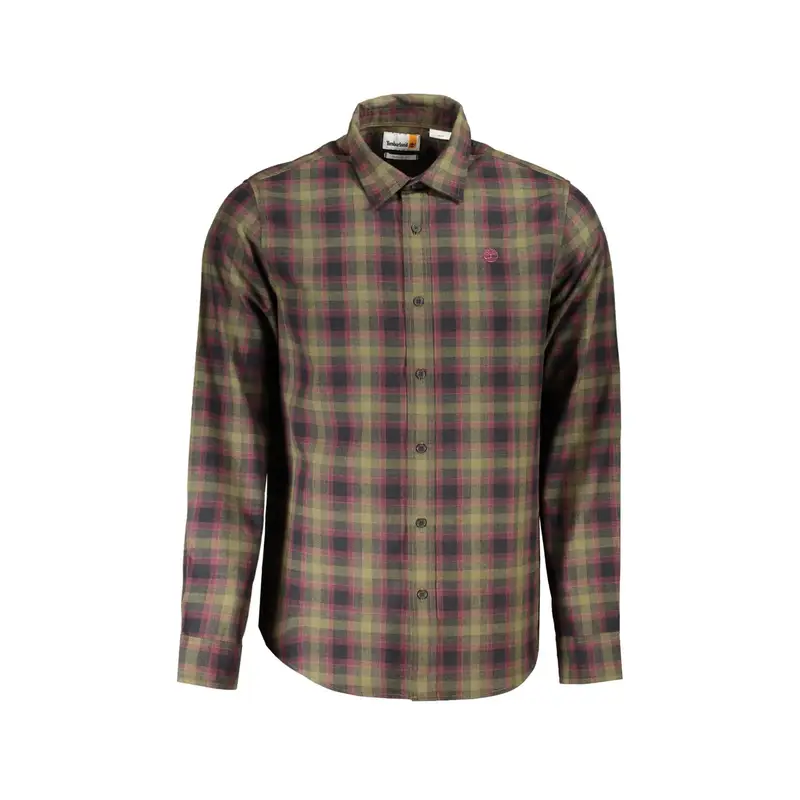 Timberland Maglia Uomo Verde con Ricamo