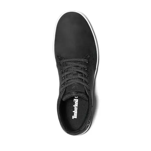 Timberland Davis Square Fabric and Leather Chukka Stivali Uomo, Nero (Black Nubuck), 41.5 EU miniatura 3