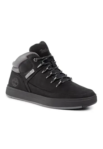 Timberland Davis Square Hiker, Stivali, Uomo, Black Nubuck, 43 EU