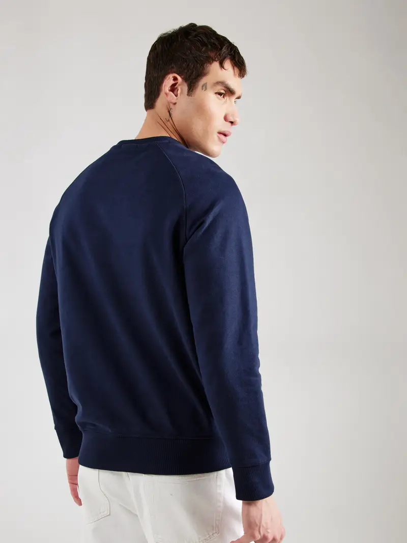 Felpa blu scuro miniatura 3