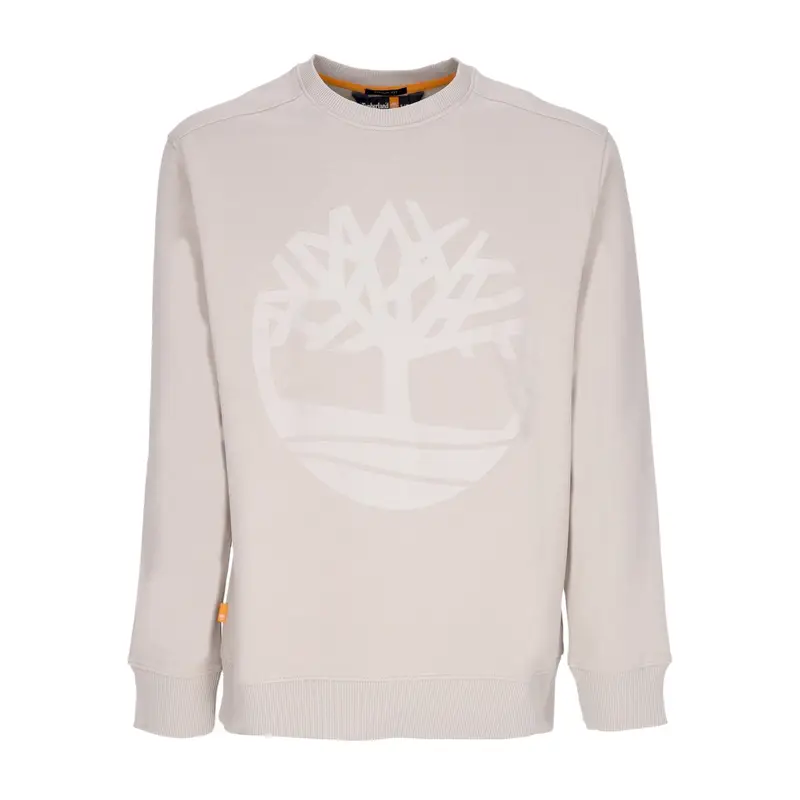 Felpa Girocollo Uomo Core Logo Crewneck Brushback Island Fossil