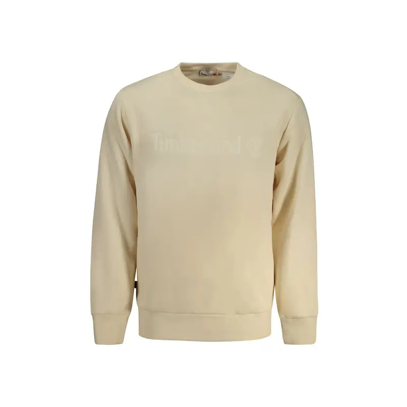 Timberland Felpa Uomo beige con Ricamo