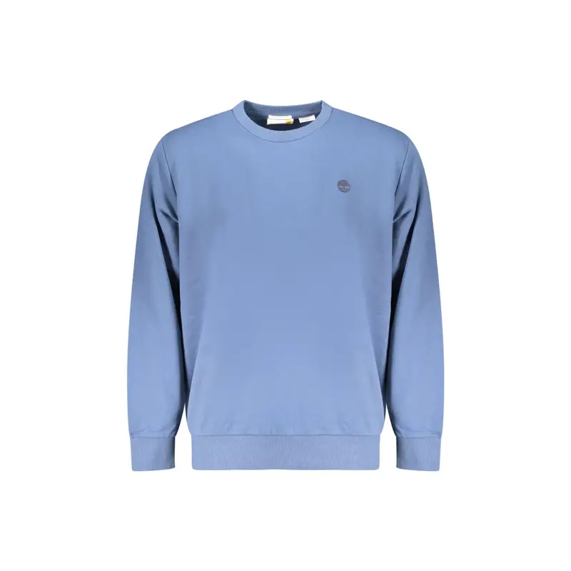 Felpa Maniche Lunghe Uomo Blu Ricamo