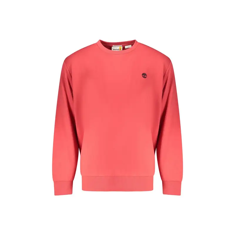 Felpa Maniche Lunghe Uomo Rossa Ricamo Rosso