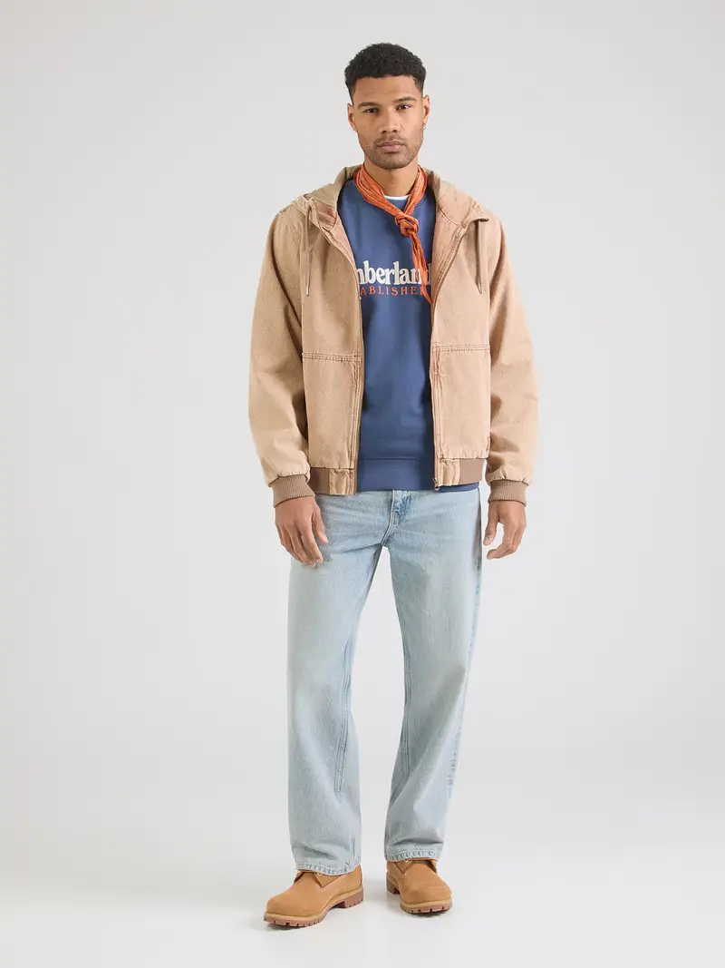 Felpa zappiro / arancione / bianco miniatura 3