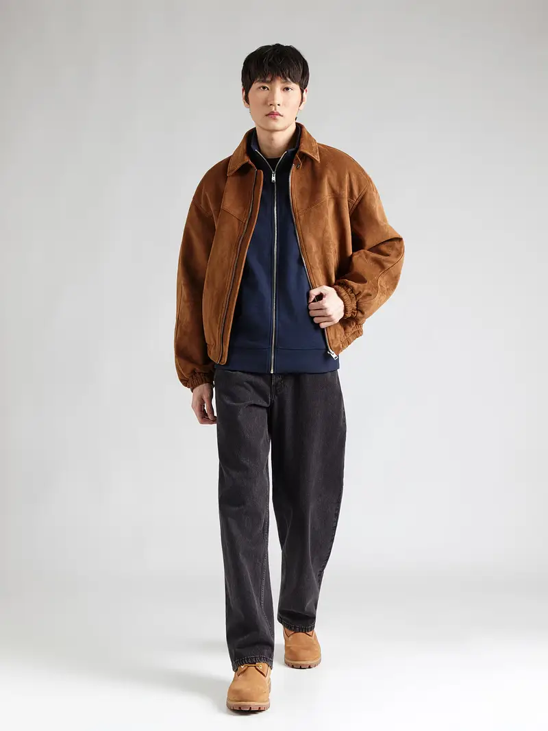 Giacca di felpa blu scuro miniatura 3