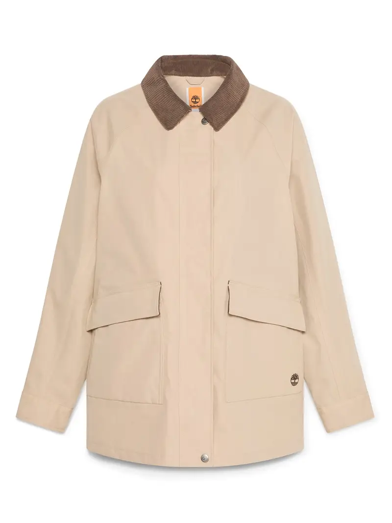 Giacca di mezza stagione beige / cioccolato