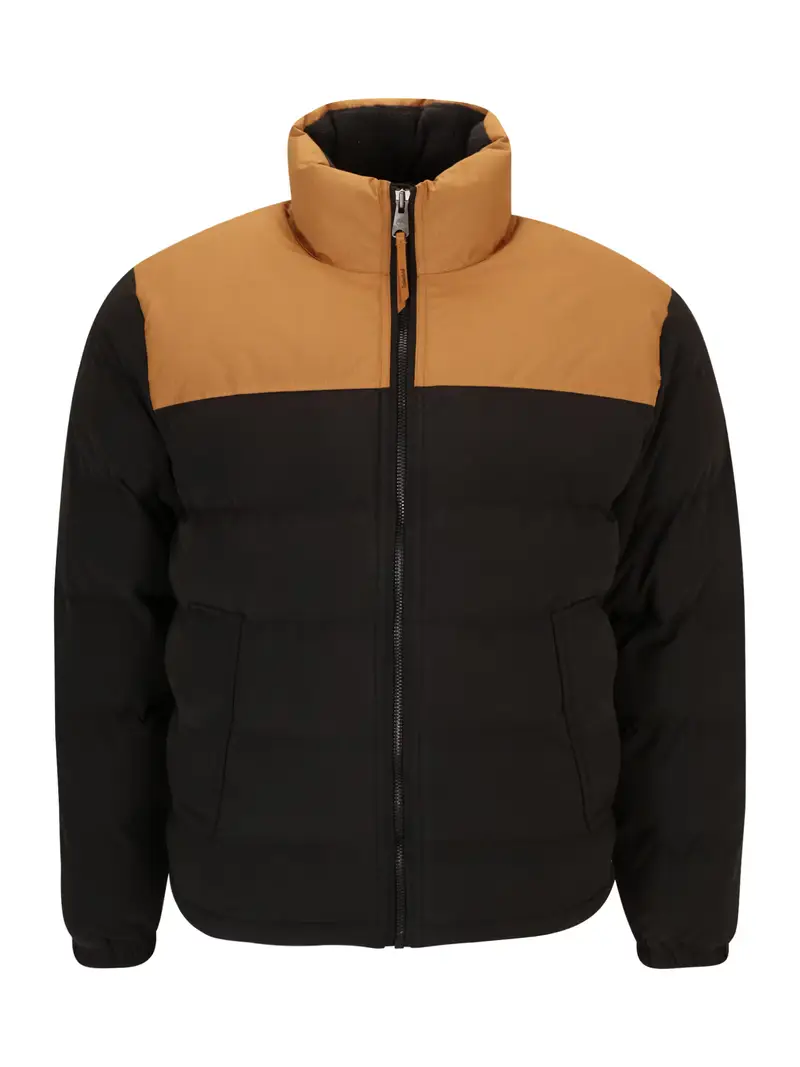 Giacca di mezza stagione marrone chiaro / nero