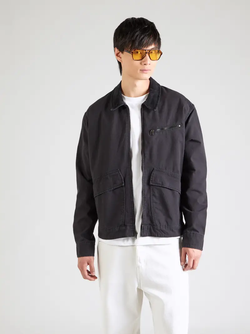 Giacca di mezza stagione marrone / nero miniatura 2