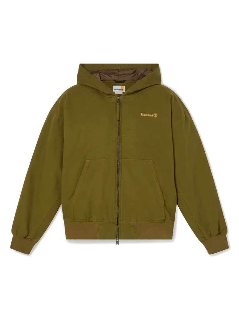 Giacca di mezza stagione oliva / pesca