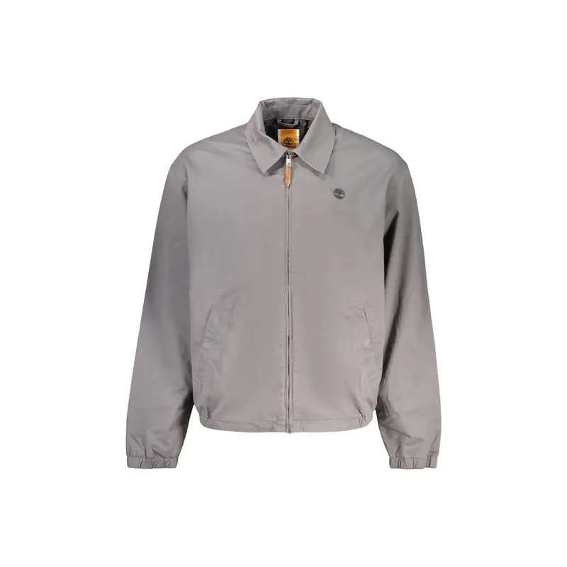 Giubbotto Maniche Lunghe Uomo Grigio Ricamo