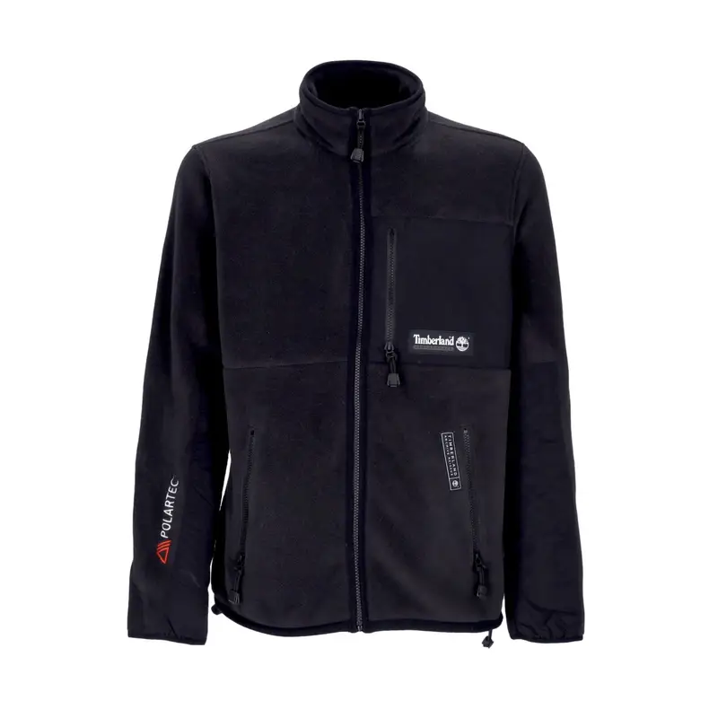 Giubbotto Pile Uomo Polartec Fleece Black