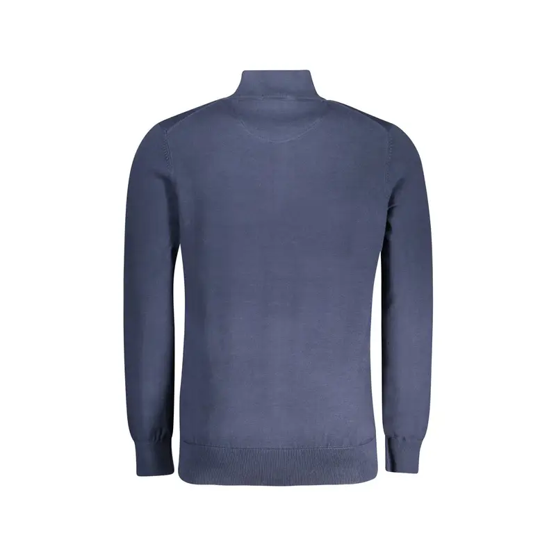 Timberland Maglia Uomo Blu Mezza Zip con Ricamo miniatura 2