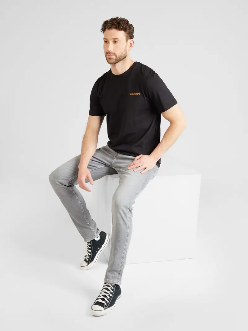 TIMBERLAND Maglietta arancione / nero miniatura 3