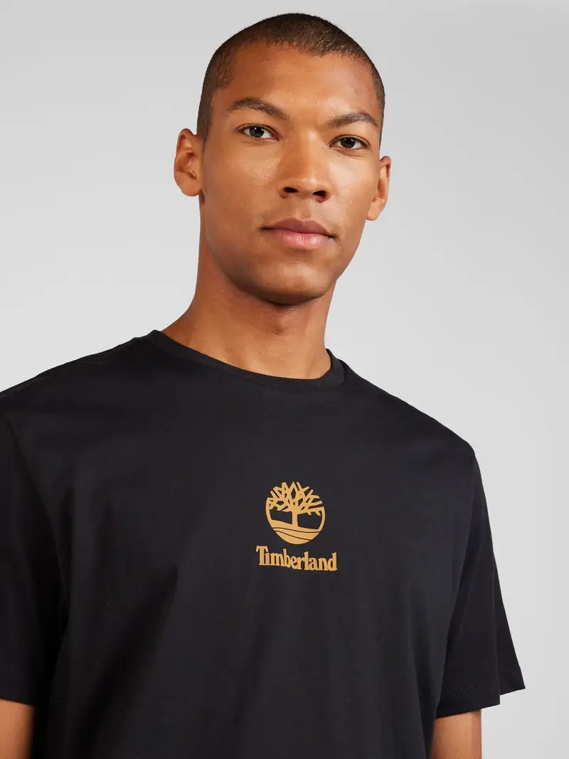 Maglietta mandarino / nero miniatura 3