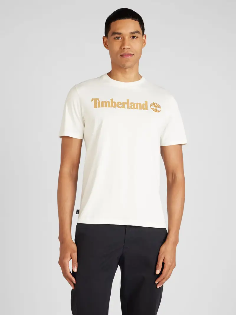 Maglietta marrone / bianco miniatura 2