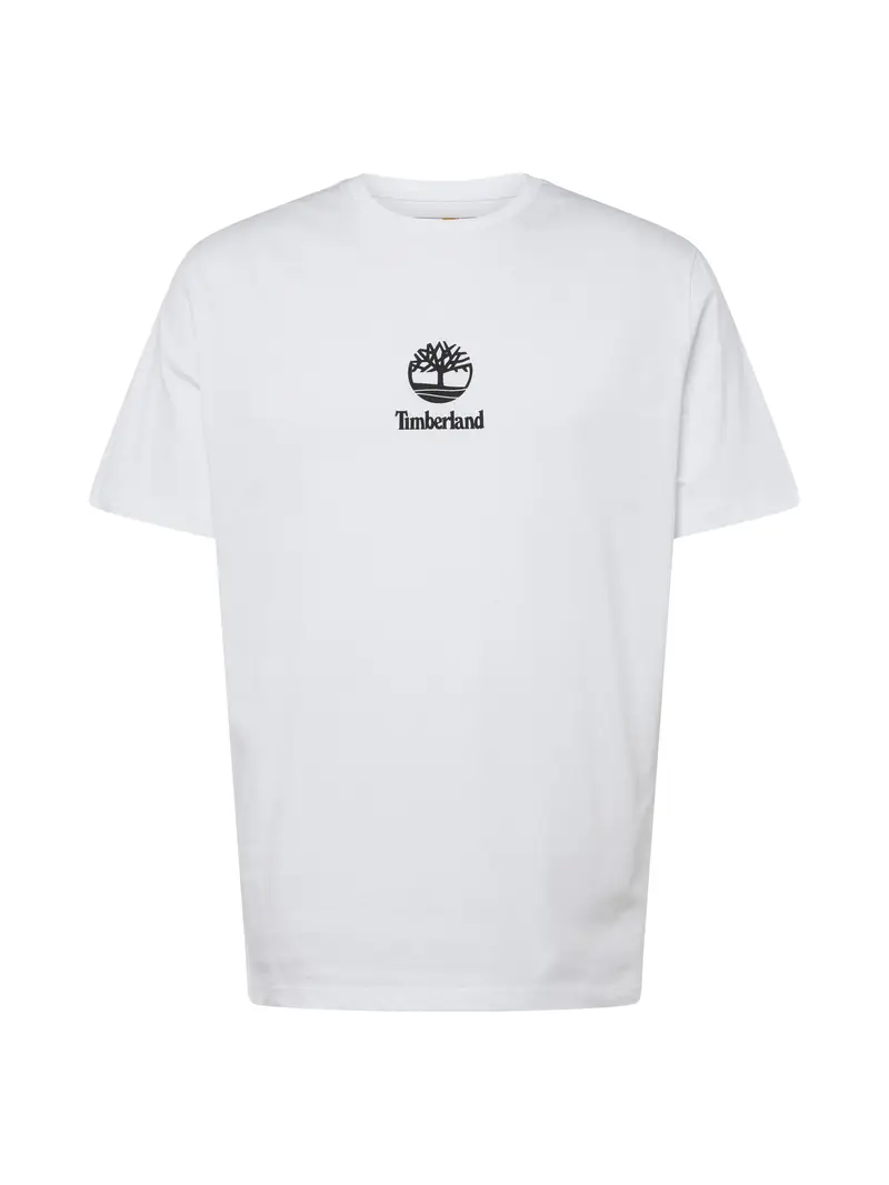 TIMBERLAND Maglietta  nero / bianco