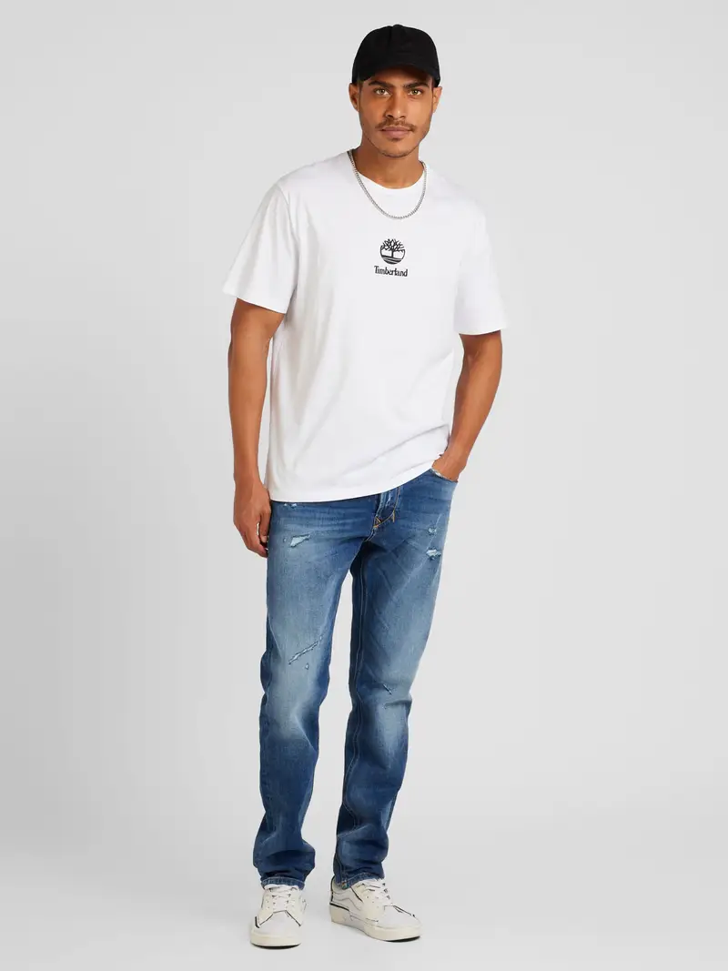 TIMBERLAND Maglietta nero / bianco miniatura 2