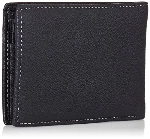Timberland Men's Leather RFID Blocking Passcase Security Wallet, Navy Blue, One Size miniatura 2