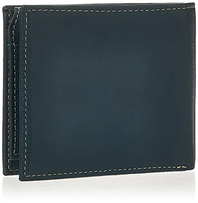 Timberland Men's Leather Wallet with Attached Flip Pocket, Navy (Blix), One Size miniatura 2